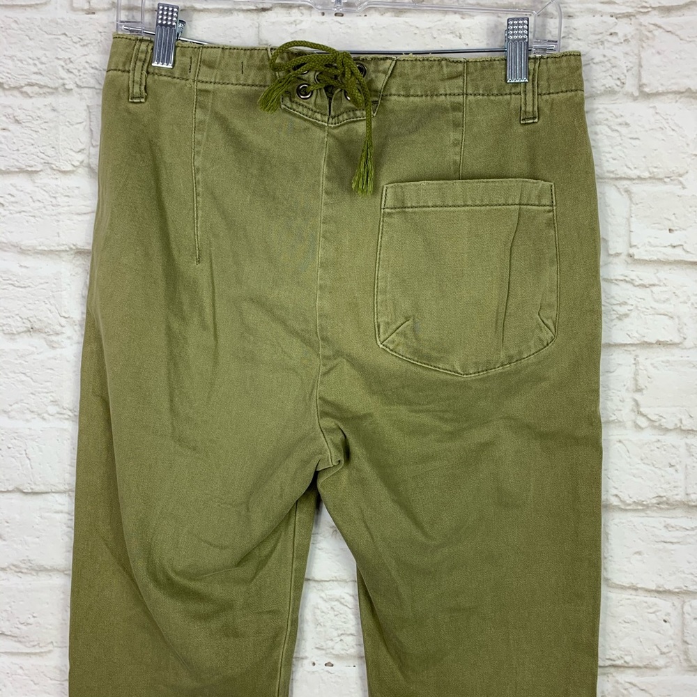 BDG Urban Outfitters Juli Lace Up Army Green Pants - Picture 5 of 8